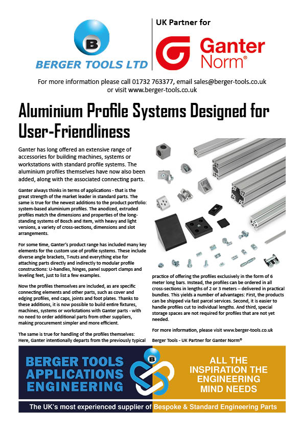 Aluminium Profile Systems Designed For User-Friendliness - MTA